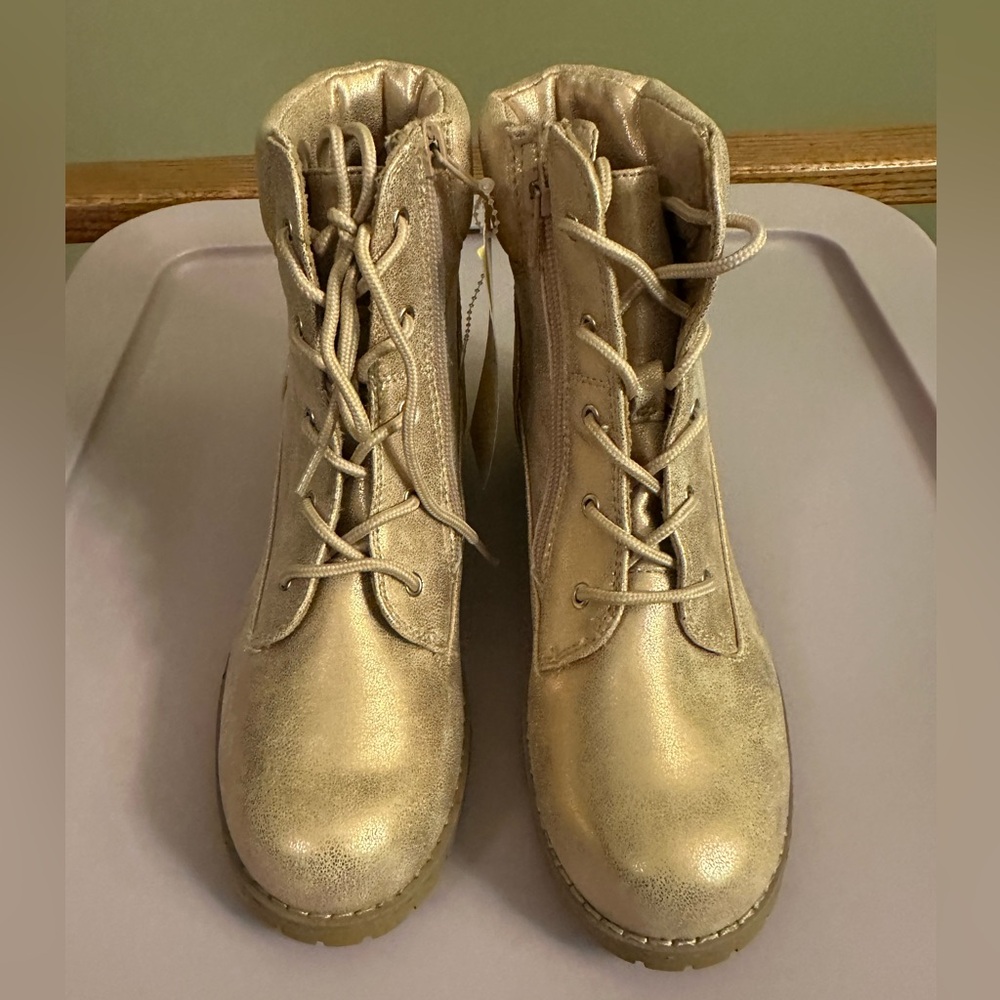 DV by Dolce Vita Rose Gold Heeled Boots